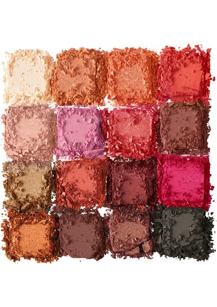 Comely Eyeshadow 16 Renk Far Paleti, Yüksek Pigmentasyon, Topaklanmaz, Kolay Dağılım