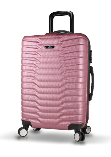 Croc Abs Orta Boy Valiz Rose Gold