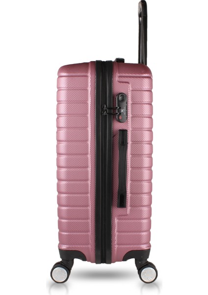 Croc Abs Orta Boy Valiz Rose Gold modelleri