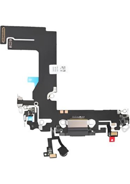 Apple iPhone 13 Mini Şarj Soketi Kulaklık Soketi Full Siyah
