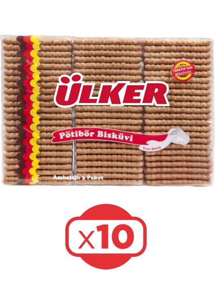 Pötibör Bisküvi 450 G x 10 Adet