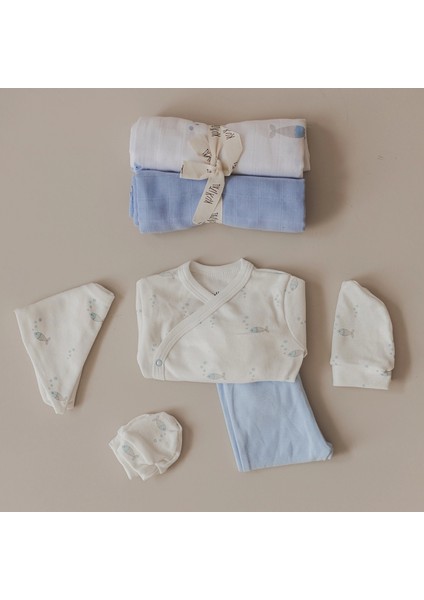 5'li Hastane Çıkışı & 2'li Müslin Set