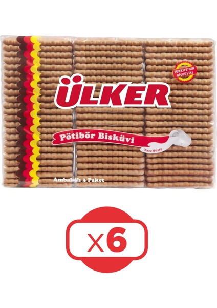 Pötibör Bisküvi 450 G x 6 Adet