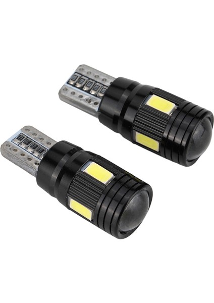 Adet Araba Canbus T10 LED Işık 5730 6smd Hata Ücretsiz 12V Ampuller W5W 168 194 Lens 6000K (Yurt Dışından)