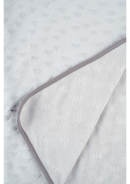 Çift Katlı Bebek Battaniyesi Üçgen Yıldız Desenli Yeşil 80X100 cm indirimleri