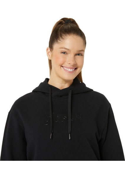 Asics Logo Oth Hoodie Kadın Siyah Sweatshirt 2032C845-002