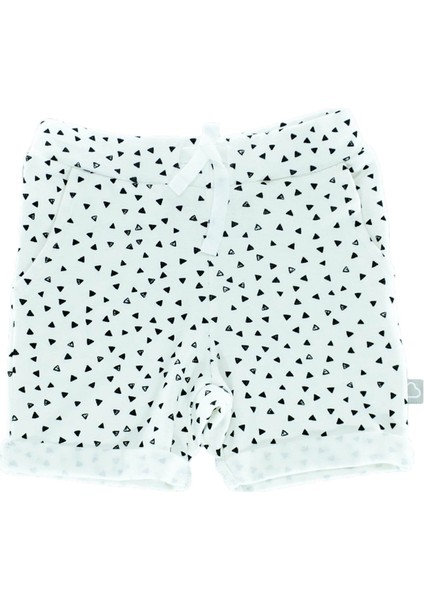 Bebek Çocuk Tişört Şort Takım Üçgenler Siyah indirimleri
