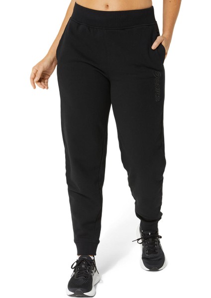 Asics Logo Sweatpant Kadın Siyah Eşofman Altı 2032C844-002 fiyatları