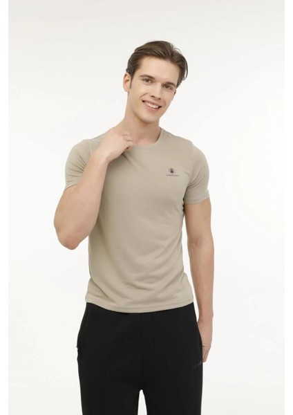 4m MB Modal SB203 4fx Erkek Kısa Kol Tişört Bej