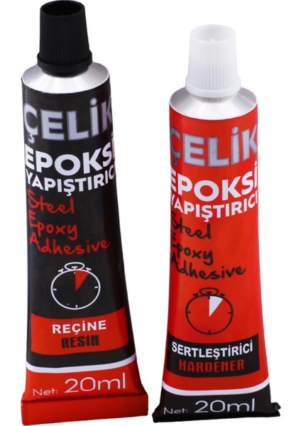 Güçlü Epoksi Yapıştırıcı Metal Plastik Seramik Cam Çelik Yapıştırıcı 20 + 20 gr Hızlı Kuruyan fırsatları