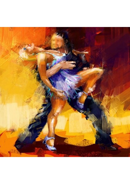 Tango Kasnaklı Sayılarla Boyama Seti