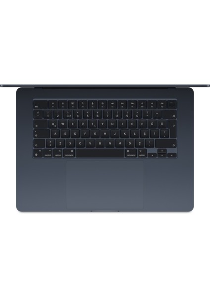 MacBook Air M3 Çip 8GB 256GB SSD macOS 15" Taşınabilir Bilgisayar Gece Yarısı MRYU3TU/A