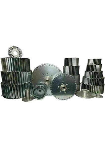 Çap 215 Boy 80 Delik 11 mm Sol Yön Radyal Fan Pervanesi