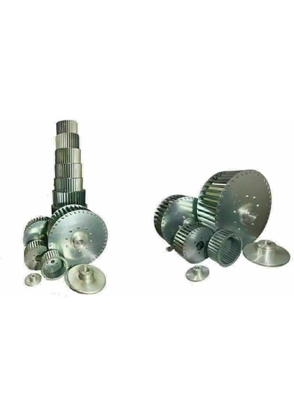 Çap 225 Boy 70 Delik 12.7 mm Sol Yön Radyal Fan Pervanesi