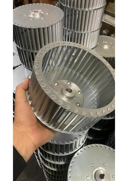 Çap 250 Boy 75 Delik 24 mm Sol Yön Radyal Fan Pervanesi