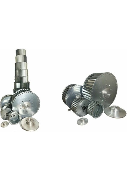 Çap 250 Boy 80 Delik 24 mm Sol Yön Radyal Fan Pervanesi fırsatları