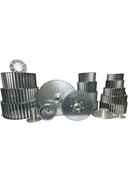 Çap 240 Boy 102 Delik 24 mm Sol Yön Radyal Fan Pervanesi