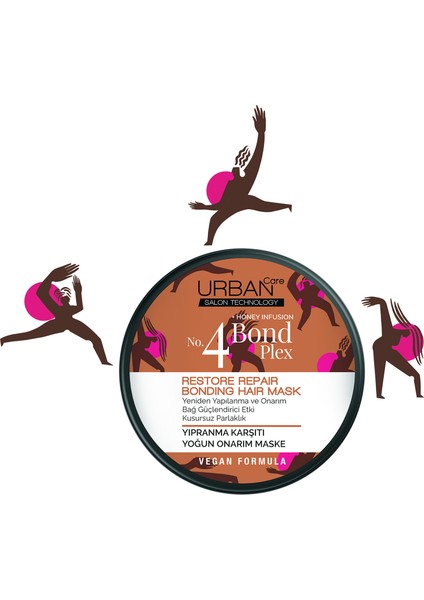 Urban Care No.4 Bond Plex Restore Repair Yıpranma Karşıtı Yoğun Onarım Maskesi 230 Ml-Vegan