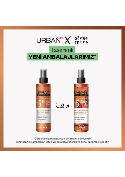 Urban Care No.5 Bond Plex Restore Repair Yıpranma Karşıtı Saç Bakım Sütü 200 Ml-Vegan