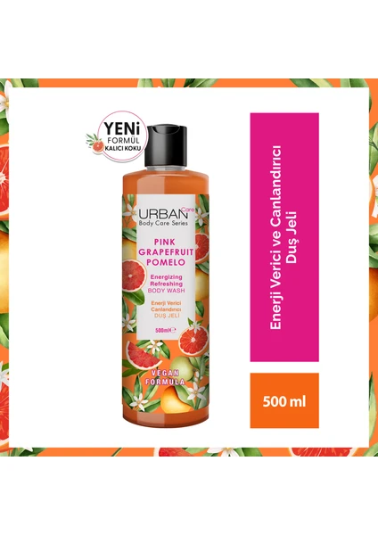 Urban Care Pink Grapefruit & Pomelo Canlandırıcı ve Nemlendirici Duş Jeli 500 ml