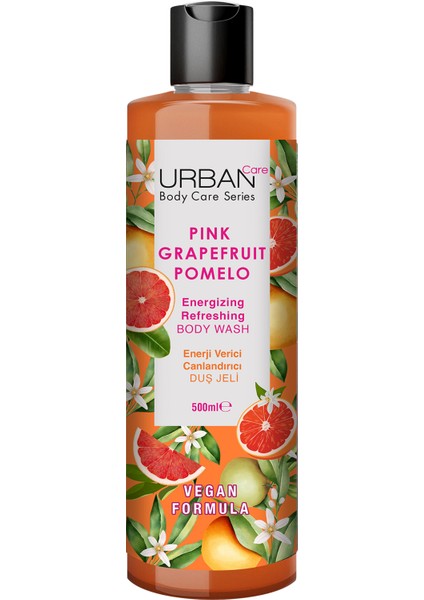 Urban Care Pink Grapefruit & Pomelo Canlandırıcı ve Nemlendirici Duş Jeli 500 ml