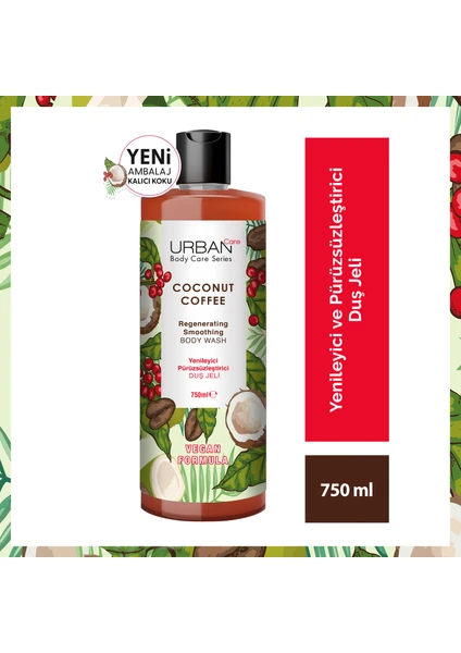 Urban Care Body Series Coconut Coffee Duş Jeli 750 ml