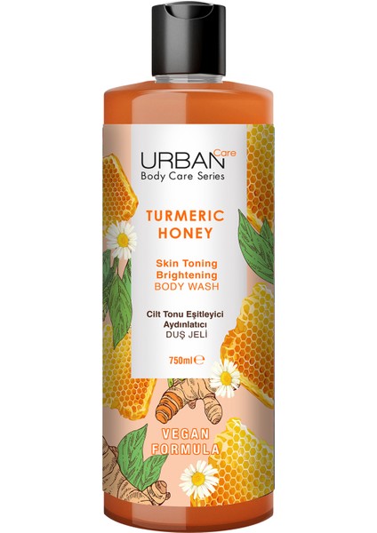 Urban Care Body Series Turmeric Honey Duş Jeli 750 ml