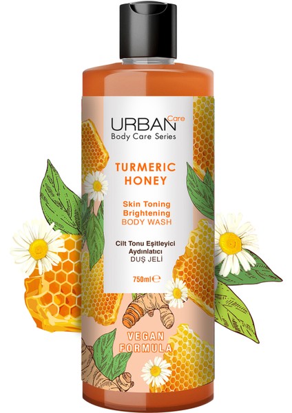 Urban Care Body Series Turmeric Honey Duş Jeli 750 ml