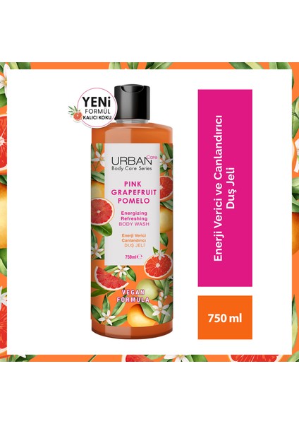 Urban Care Body Series Pink Grapefruit Pomelo Duş Jeli 750 ml