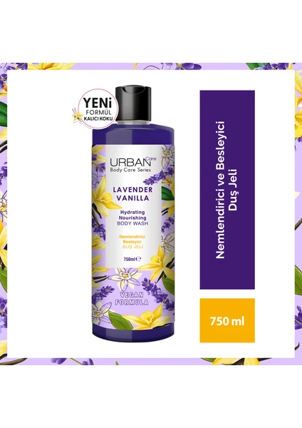 Urban Care Body Series Lavender Vanilla Duş Jeli 750 ml