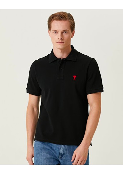 Ami Organik Pamuk De Coeur Polo T-Shirt