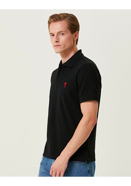 Ami Organik Pamuk De Coeur Polo T-Shirt