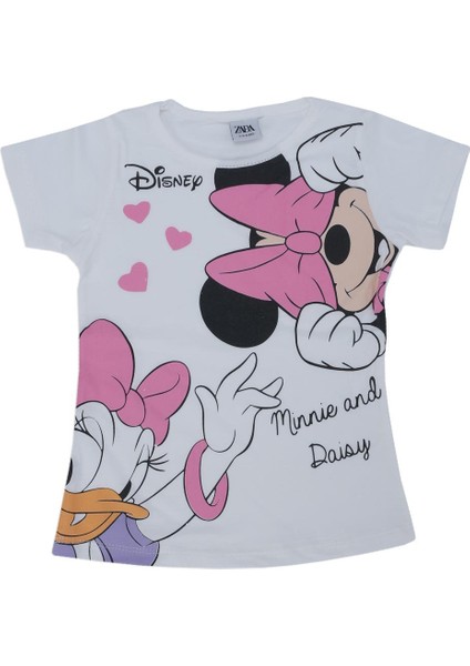 Kız Çocuk Mickey Mouse Baskılı Disney 2'li Alt Üst Şort Takım fiyatları