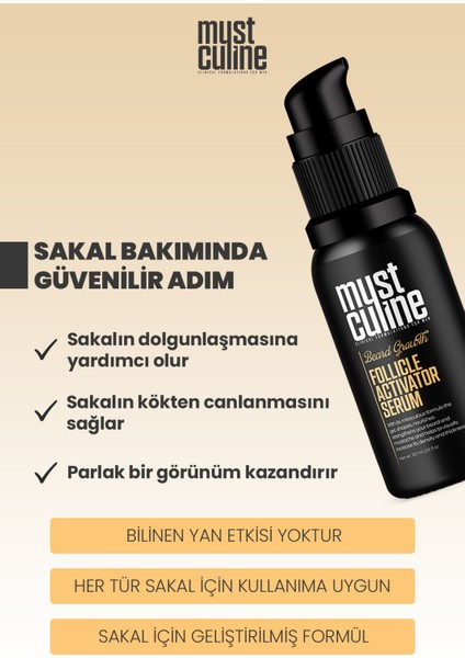 Sakal Kökü Uyarıcı & Besleyici Serum