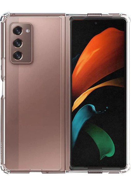 Samsung Galaxy Z Fold 3 Kılıf Antishock Korumalı Silikon Renksiz