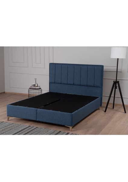 Gold Therapy Sandıklı Baza Mavi (Başlık ve Yatak Dahil Değildir) modelleri