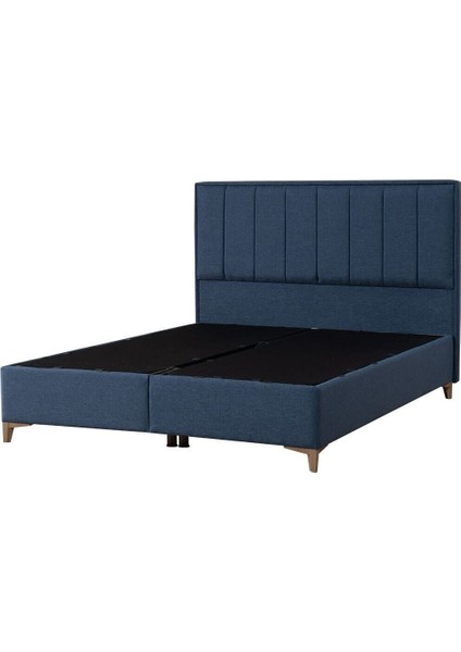 Gold Therapy Sandıklı Baza Mavi (Başlık ve Yatak Dahil Değildir)