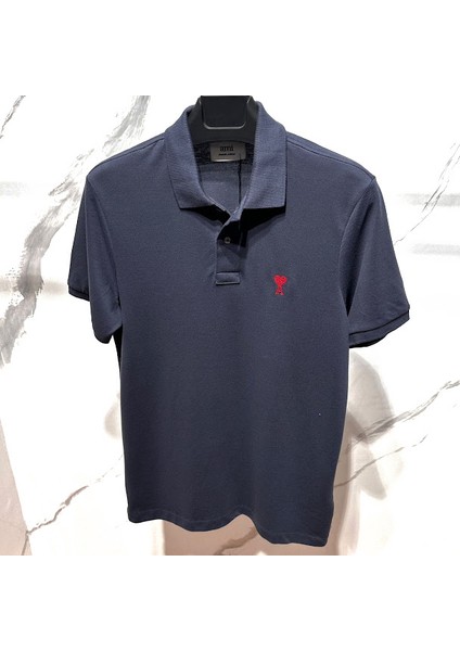 Ami Organik Pamuk De Coeur Polo T-Shirt