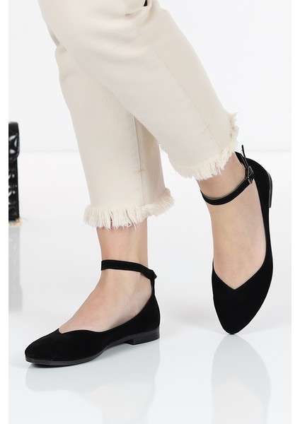 Shoes Kadın Bilekten Tokalı Babet