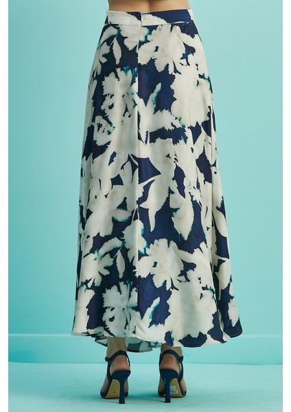 Kloş Çok Renkli Saten Etek modelleri