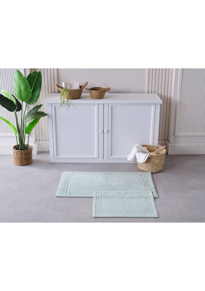 Doquhome Harmo Banyo Paspası Yeşil 60X100CM