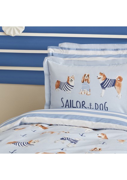Young Sailor Dog Tek Kişilik Nevresim Takımı