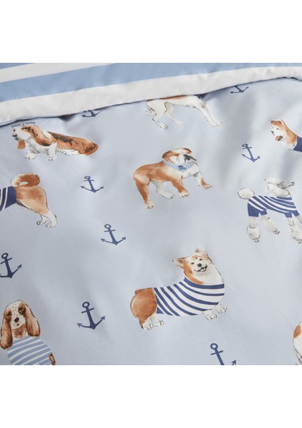 Young Sailor Dog Tek Kişilik Nevresim Takımı