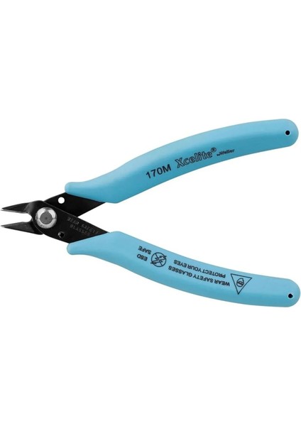 Weller Xcelite 170MN 127 mm Mavi Saplı Elektronikçi Yan Keski