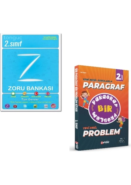 2. Sınıf Tüm Dersler Zoru Bankası ve Artıbir Yayınları 2. Sınıf Bir Paragraf Bir Problem