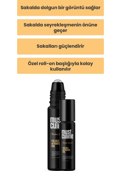 Sakal Köklerini Aktifleştirici Roll-On