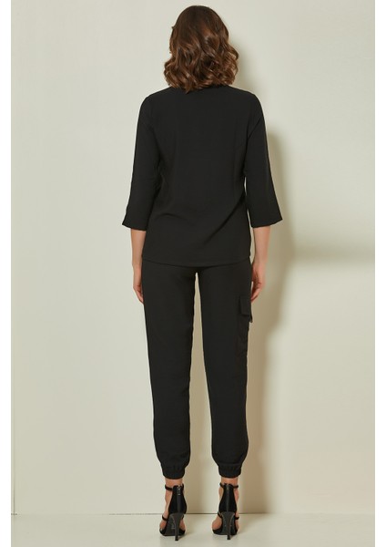 Truvakar Kol Siyah Dokuma Gömlek fiyatları