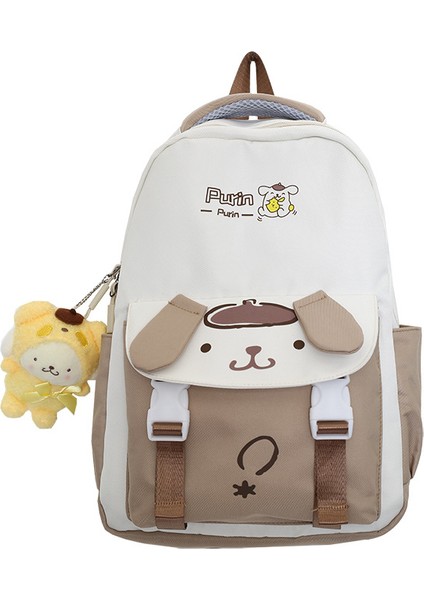 Sevimli Kız Okul Çantası, Ortaokul ve Lise Üniversite Öğrencisi Sırt Çantası, Japon Çok Yönlü Kuromi Sırt Çantası (Yurt Dışından)
