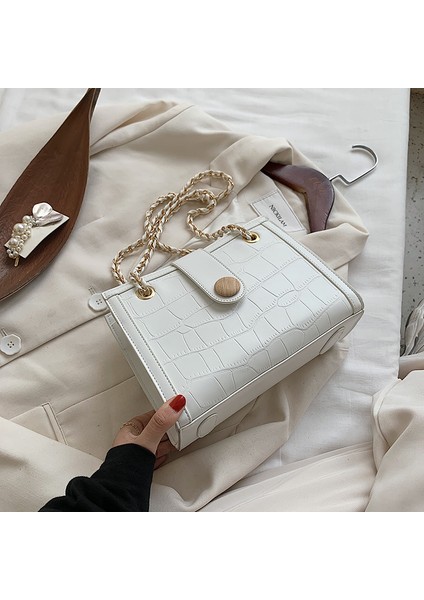 Kırmızı Düğün Çantası Kadın Çantası Üst Düzey Düğün Nedime Omuz Crossbody Çanta Büyük Kapasiteli (Yurt Dışından)