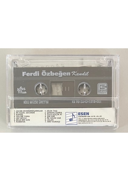 Ferdi Özbeğen Kandil Kaset (Orjinal Dönem Baskı)